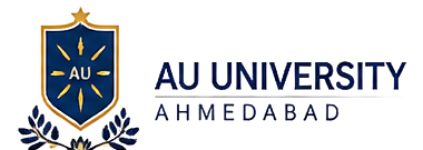 AU University Ahmedabad logo